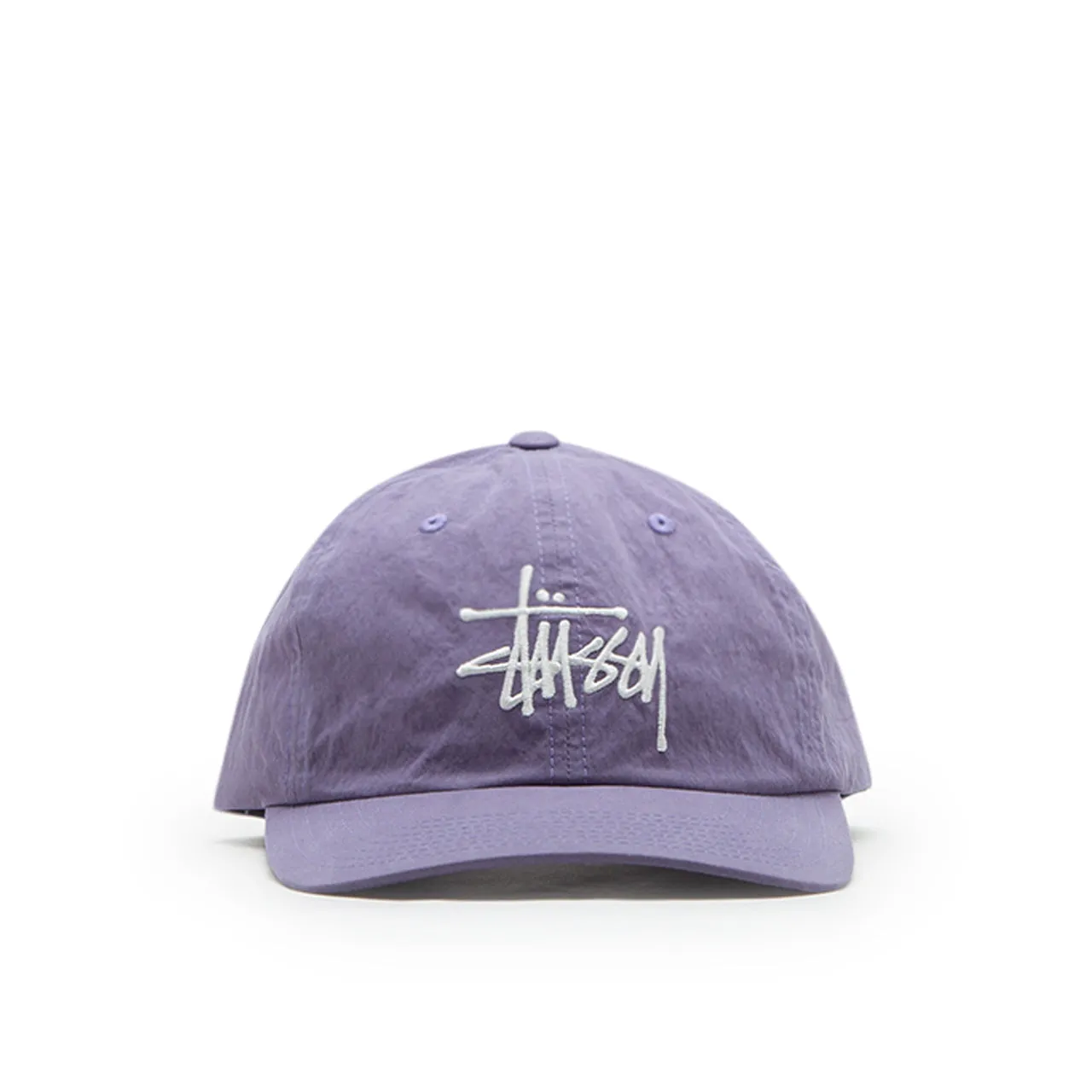 Stussy Lavender Bio Washed Big Logo Low Pro Cap