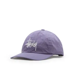 Stussy Lavender Bio Washed Big Logo Low Pro Cap