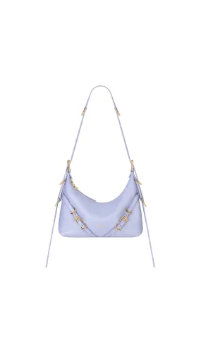 Stylish Lavender Mini Leather Voyou Bag