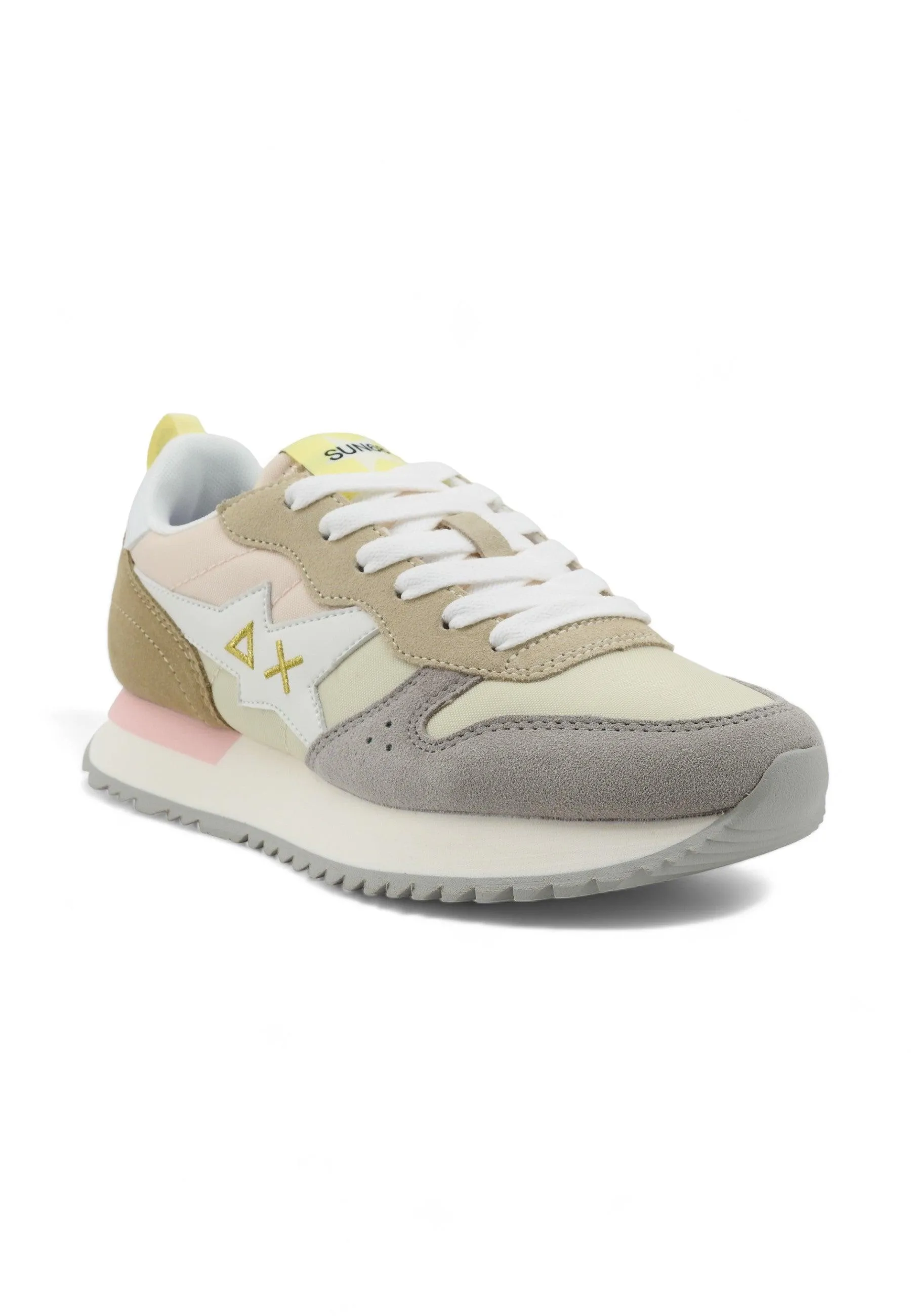 SUN68 White Stargirl Women's Sneaker Z34210