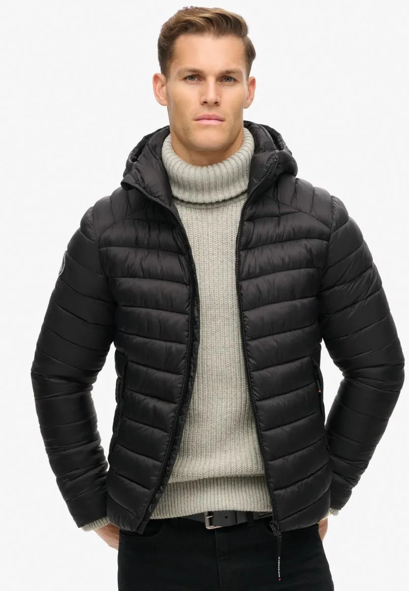 Superdry Black Hooded Fuji Jacket