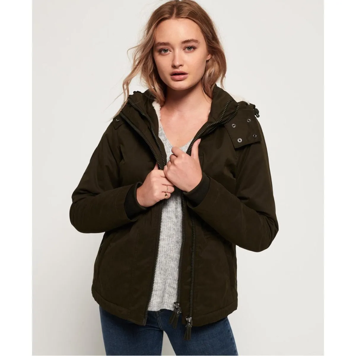 Superdry Army Snorkle Microfibre Wind Jacket for Women