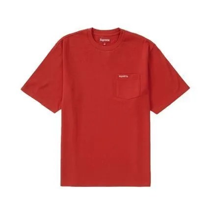 Supreme  |Unisex Street Style U-Neck Plain Cotton Short Sleeves