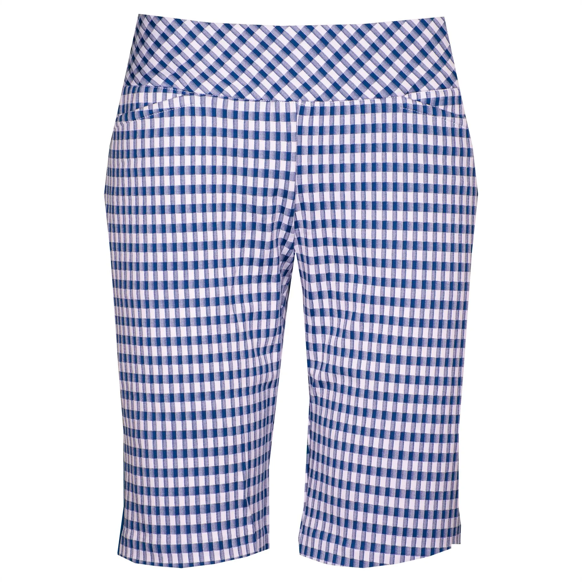 Royal Gingham Tail Anya Pill On Ladies Shorts