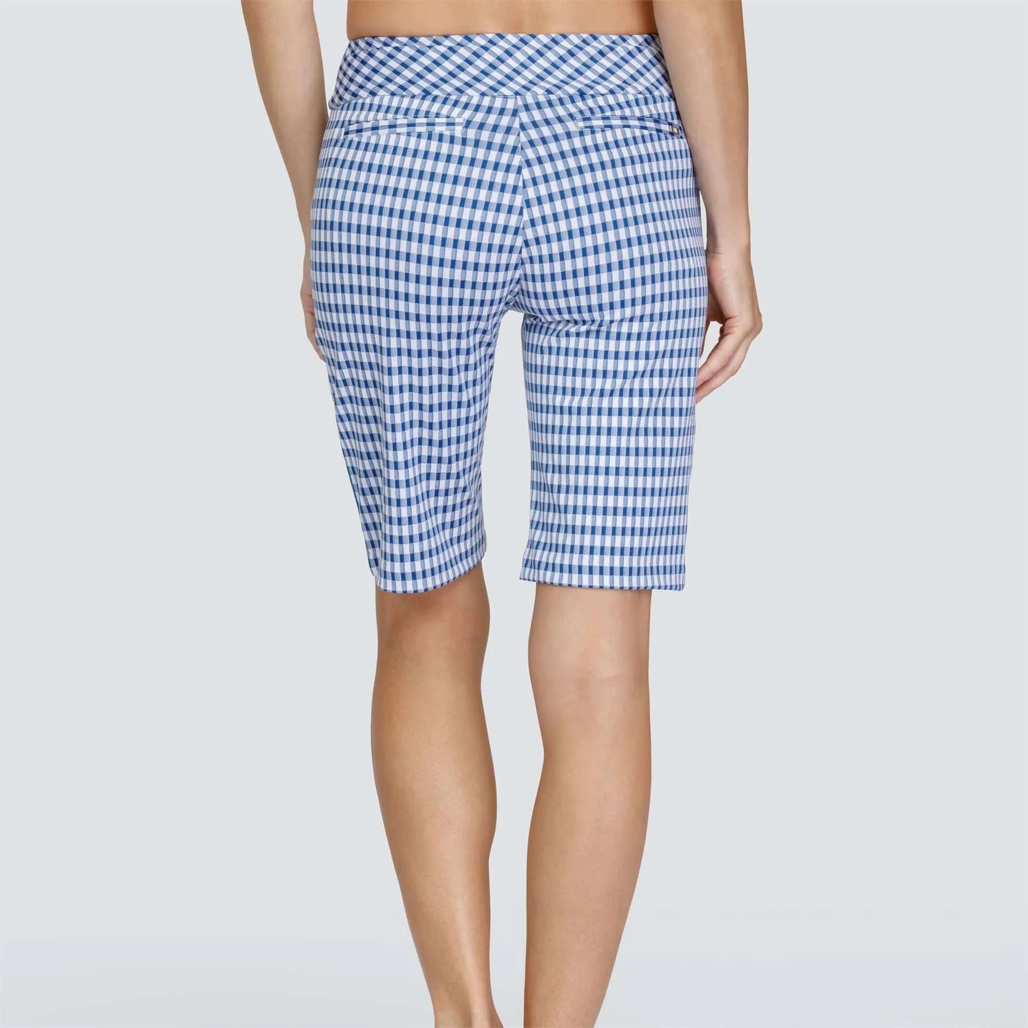 Royal Gingham Tail Anya Pill On Ladies Shorts