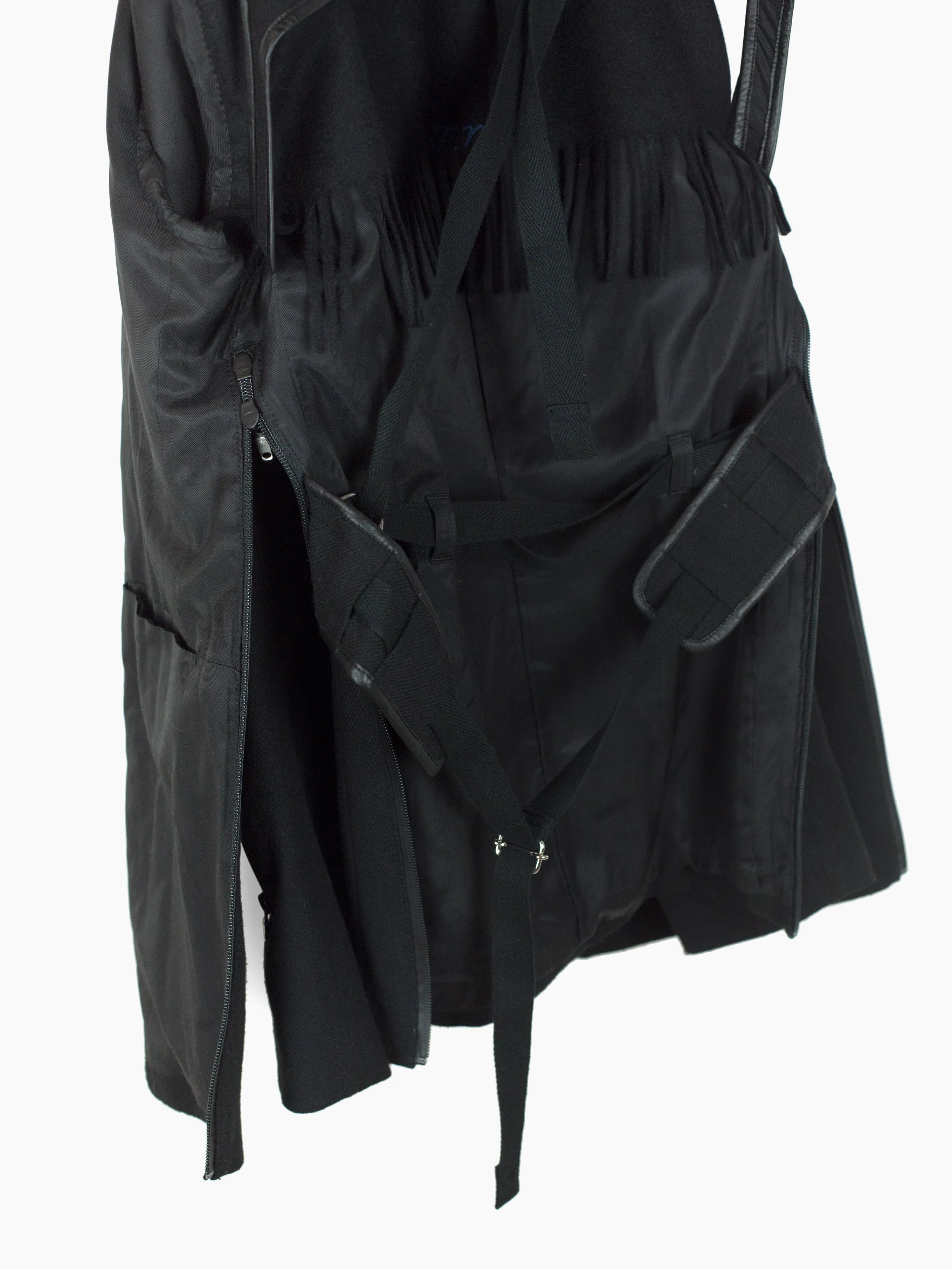 Takahiromiyashita blazer with harness.