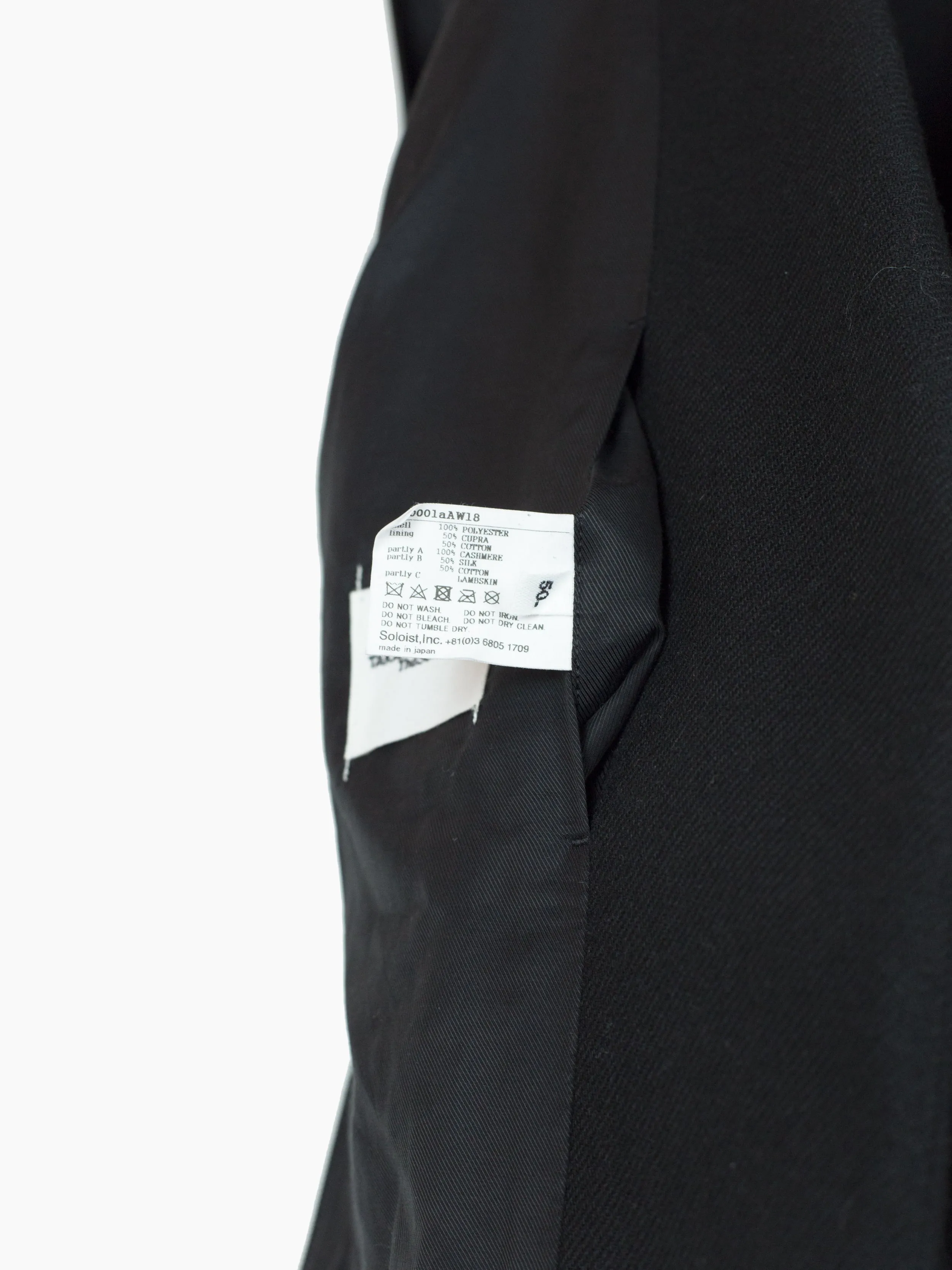 Takahiromiyashita blazer with harness.