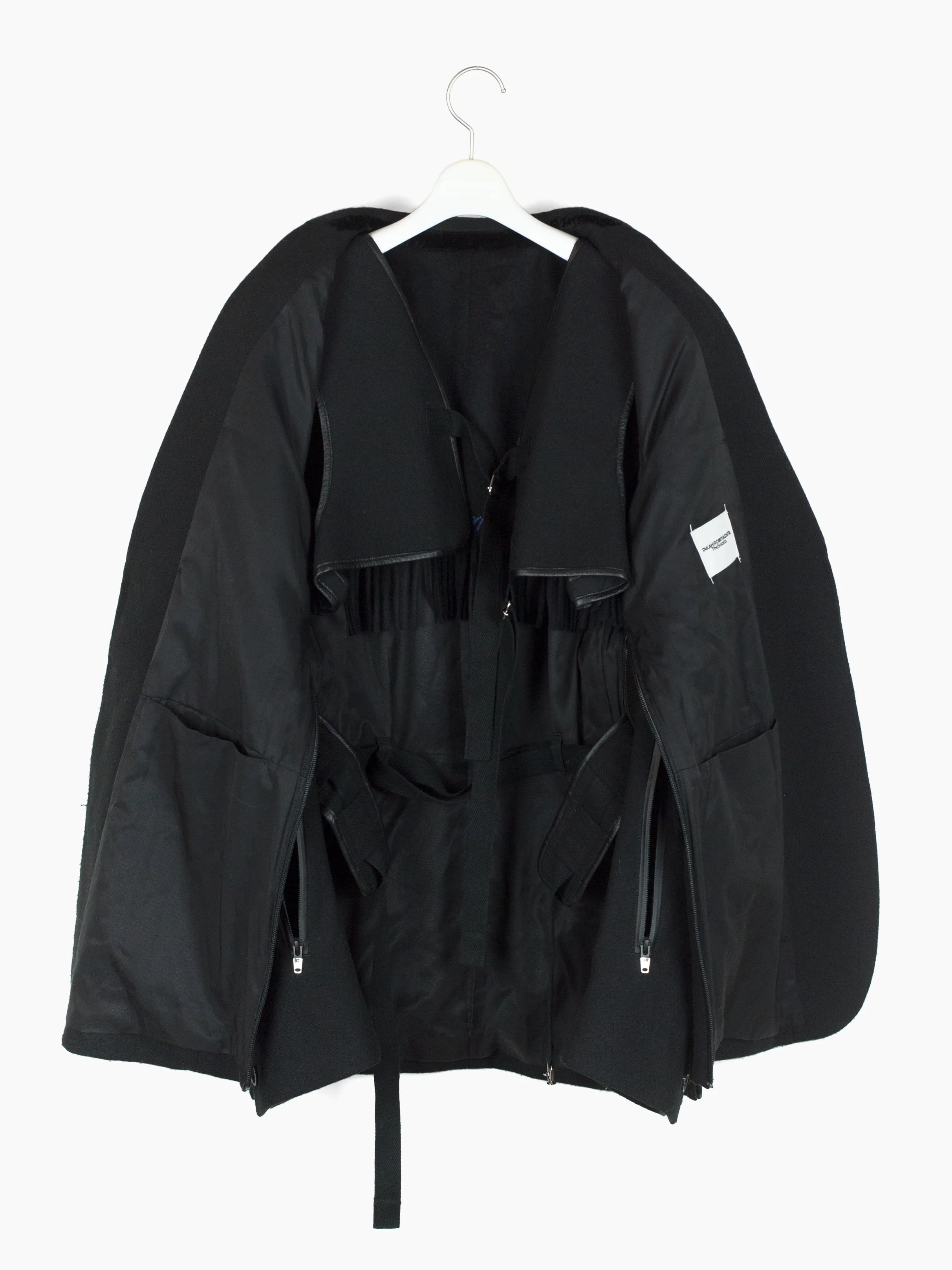 Takahiromiyashita blazer with harness.