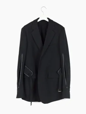 Takahiromiyashita blazer with harness.