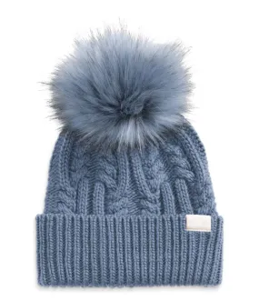 Womens North Face Oh Mega Fur Pom Beanie