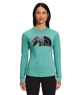 North Face Women's Tri-Blend Bear Long Sleeve Shirt