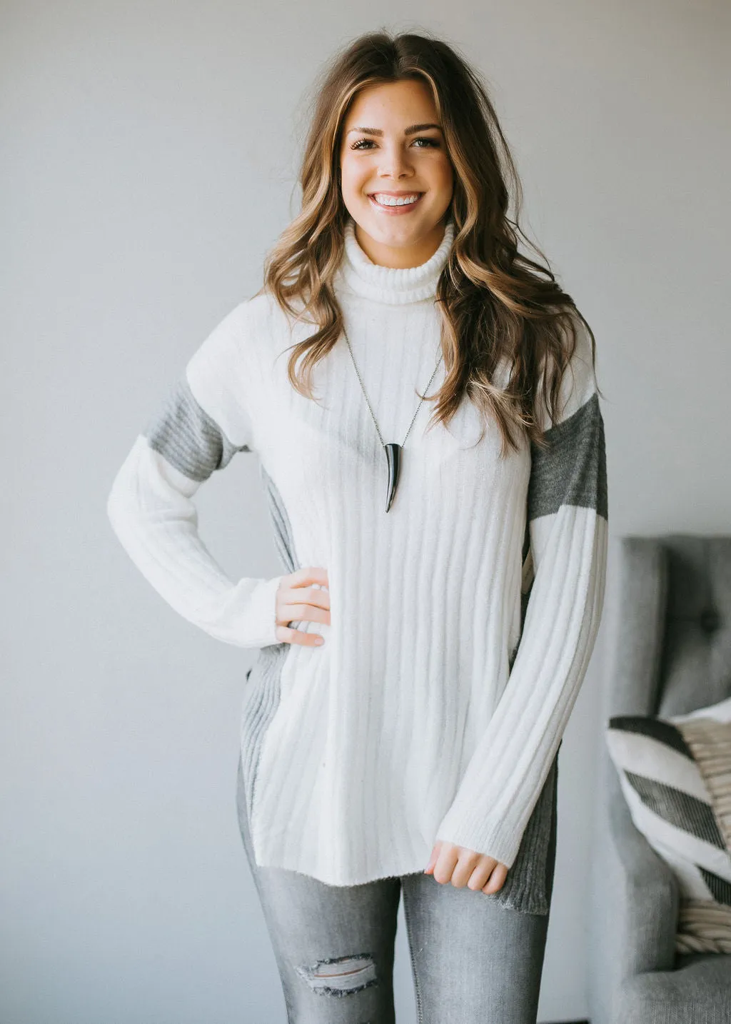 The Right Idea Turtleneck Sweater FINAL SALE