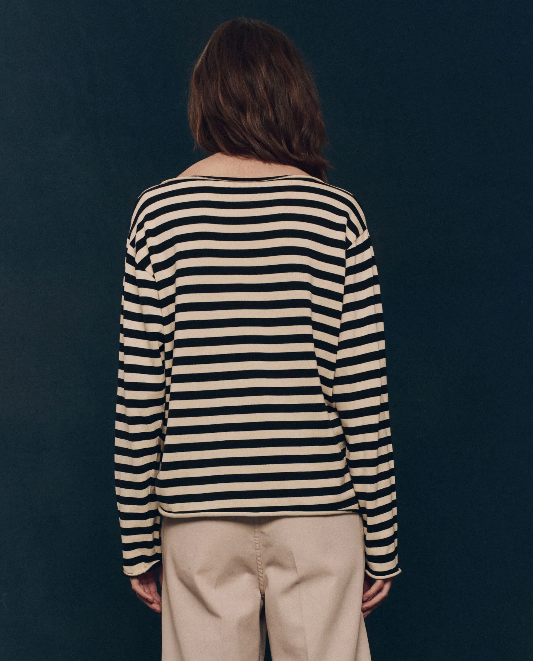 The Sailor Sweater Black Stripe