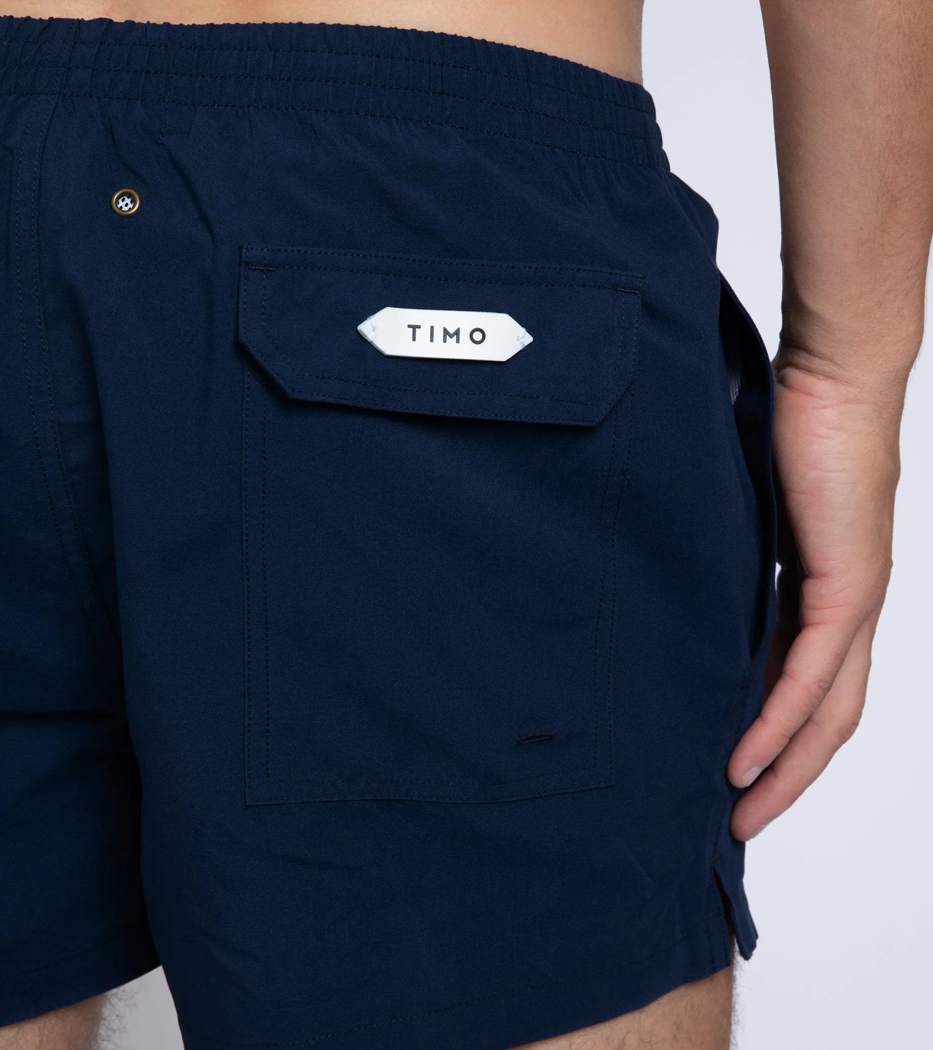 Timo Prep Nylon Swim Shorts in Navy