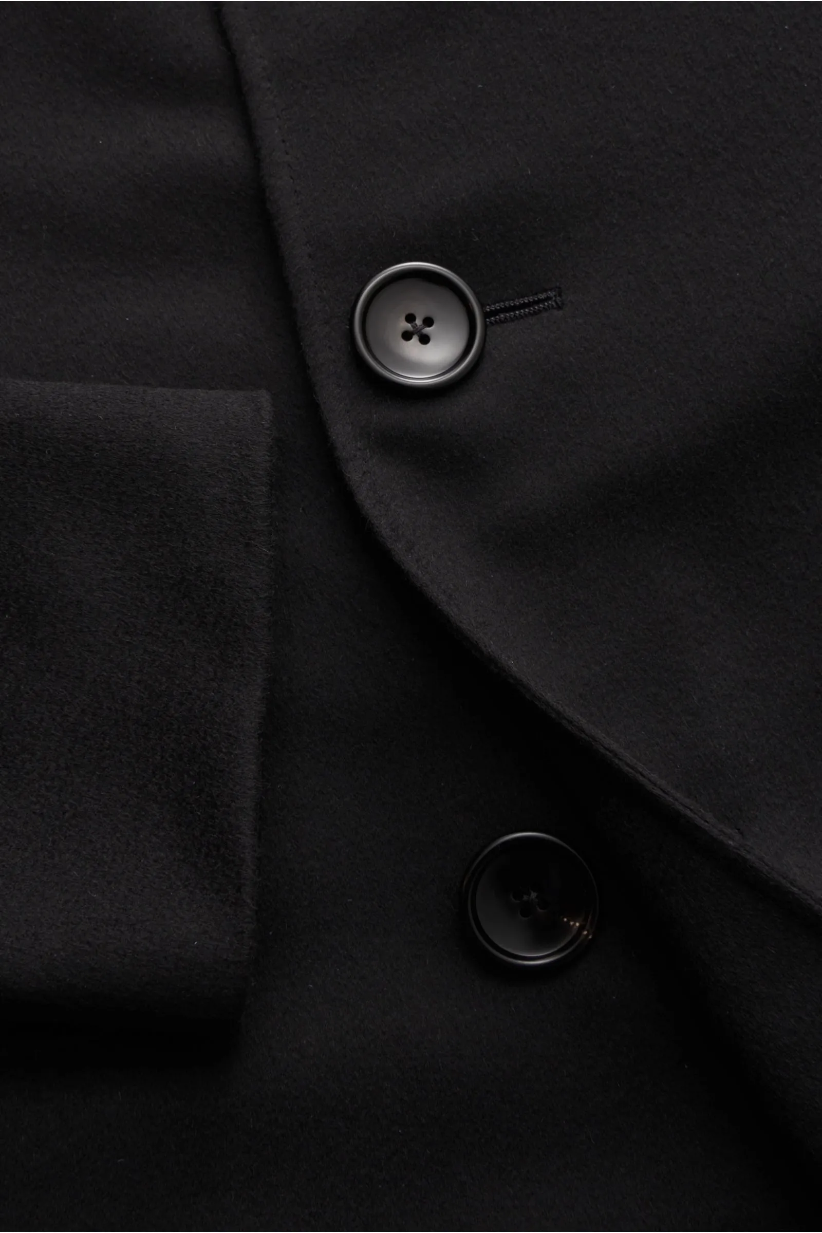 Black cashmere coat by TOM FORD