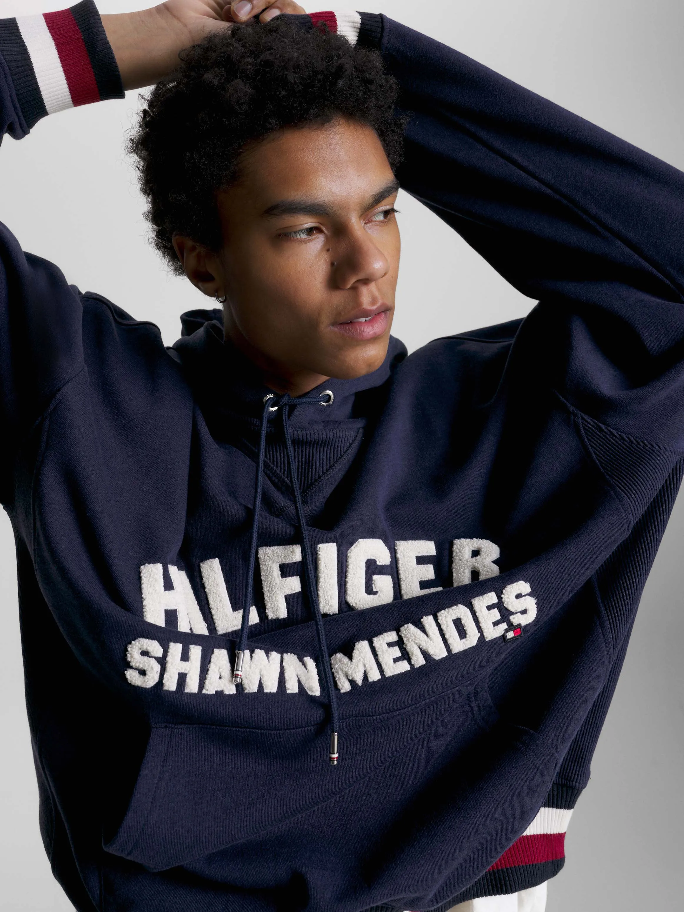 Tommy Hilfiger Shawn Mendes Logo Hoodie Sweatshirts Hoodies.