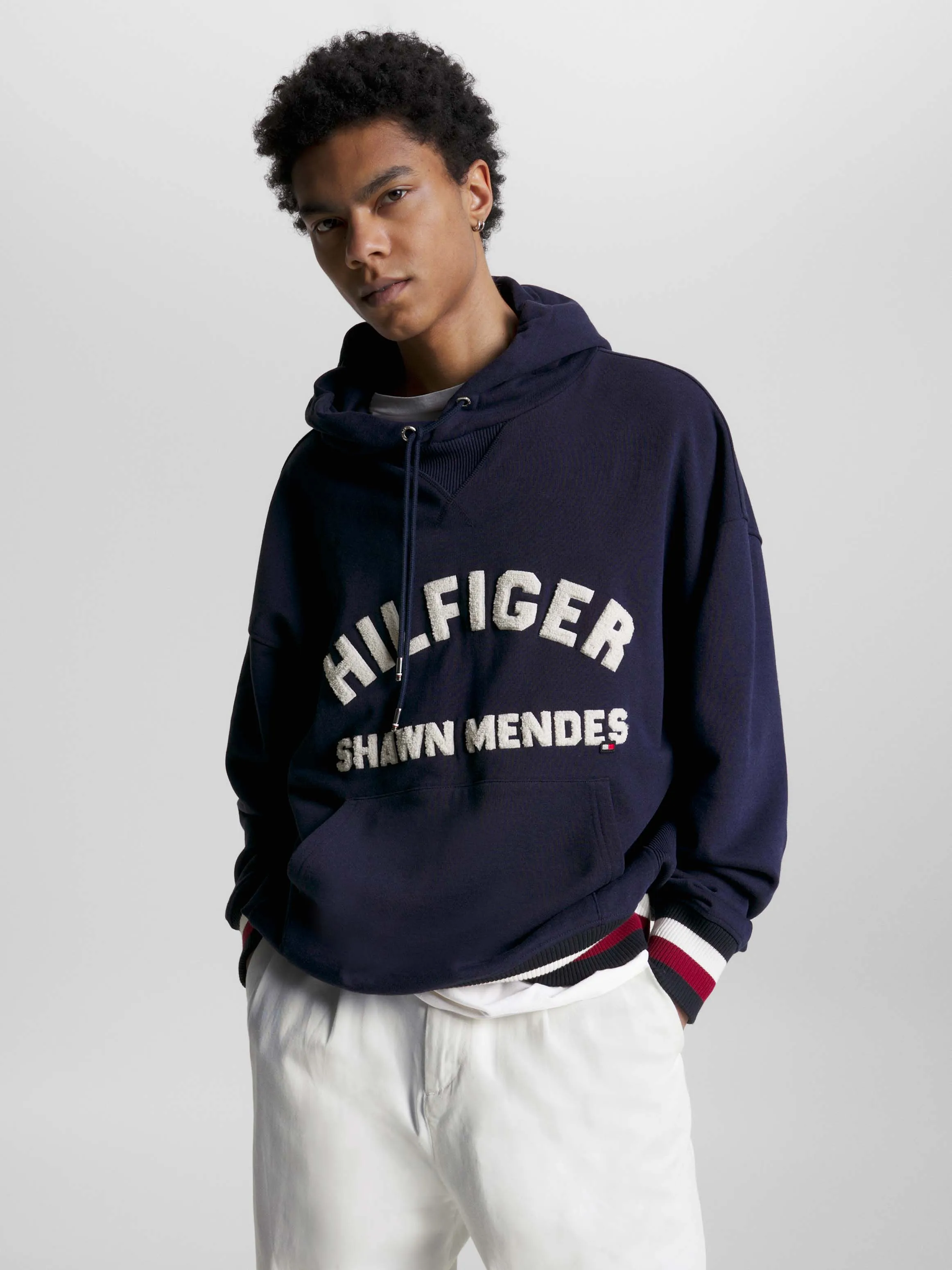 Tommy Hilfiger Shawn Mendes Logo Hoodie Sweatshirts Hoodies.