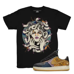 Travis Scott Air Force 1 Medusa Shirt.