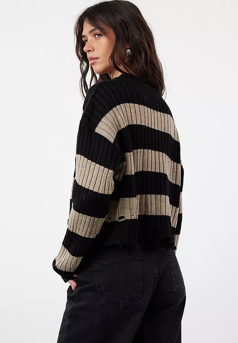 Stylish Stripe Sweater - Trendyol