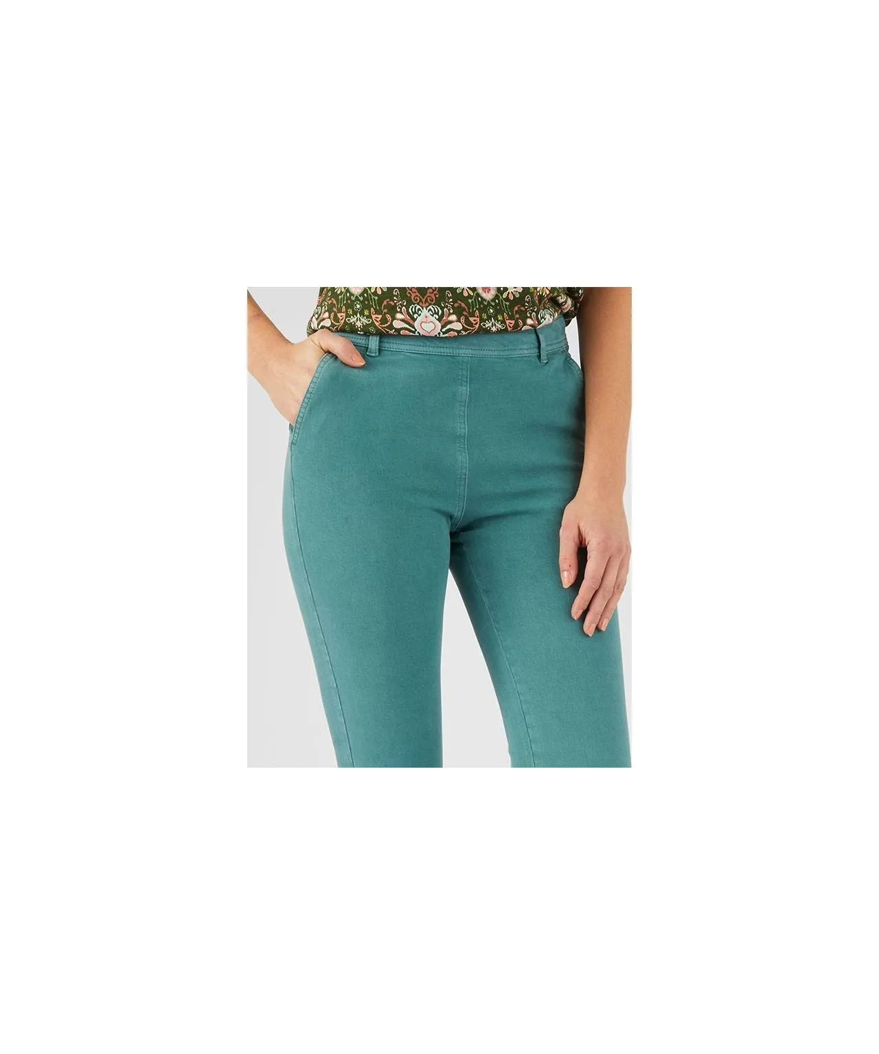 Stretch Cotton Rich Trousers