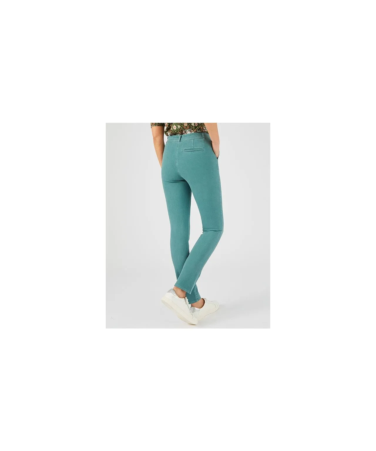 Stretch Cotton Rich Trousers