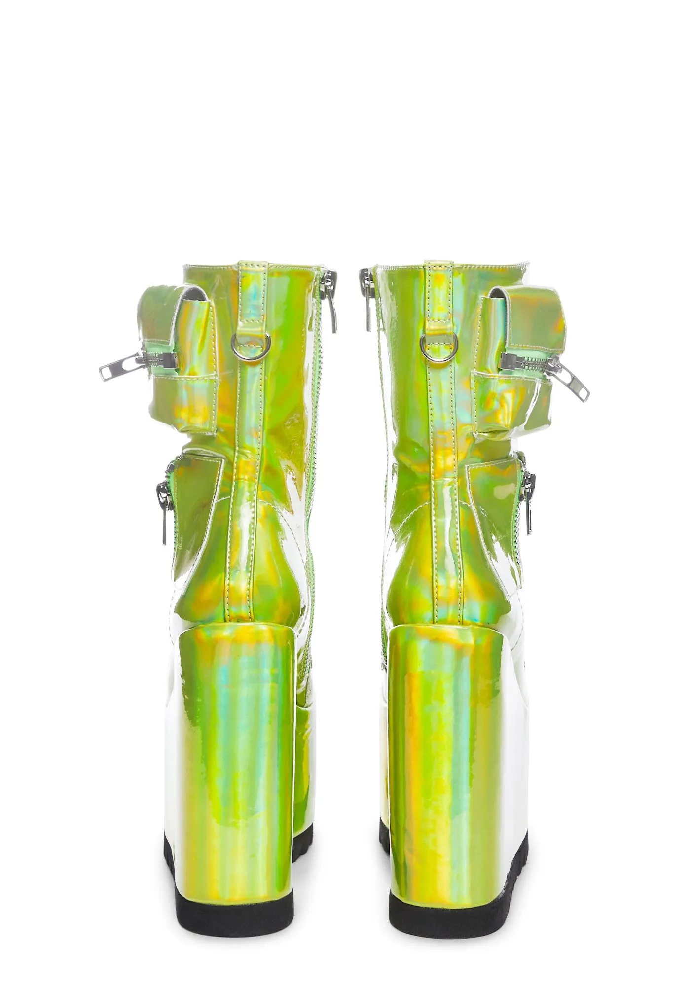 Unique Lime Green Boots