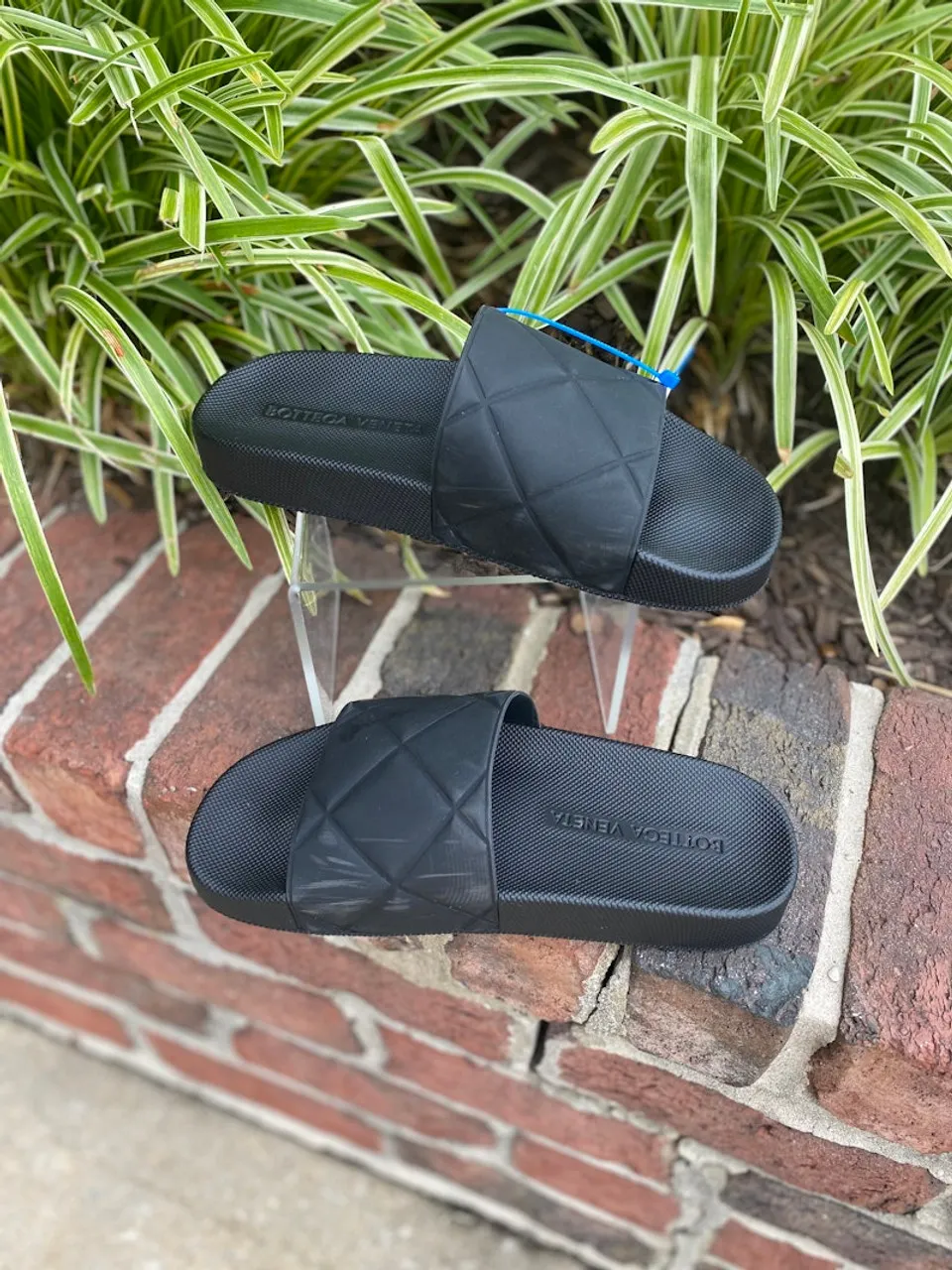 Used bottega veneta slider quilted rubber pool SLIDES / SHOES 6 60067-S000485185-