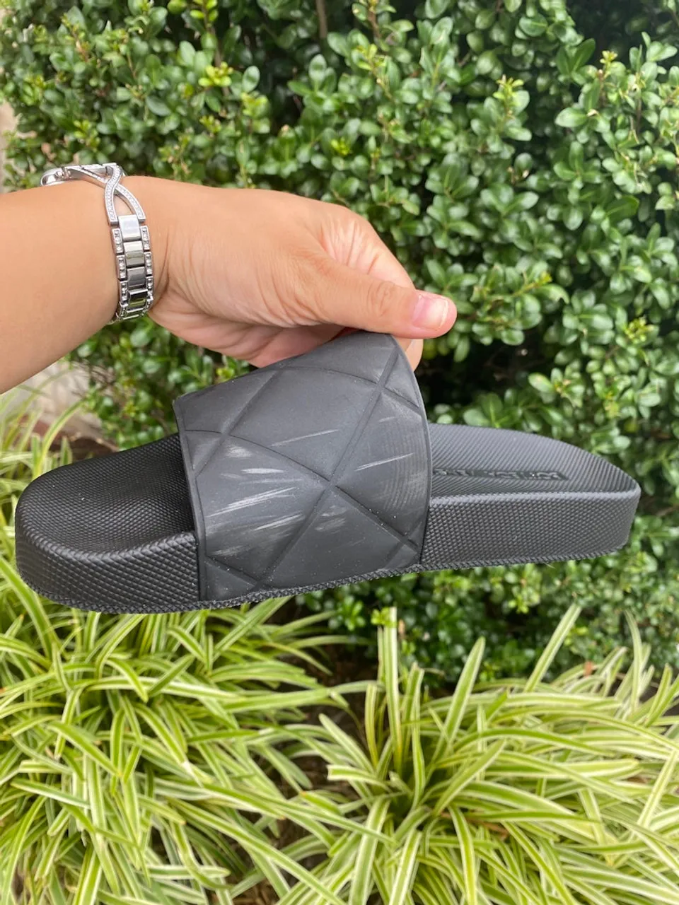 Used bottega veneta slider quilted rubber pool SLIDES / SHOES 6 60067-S000485185-