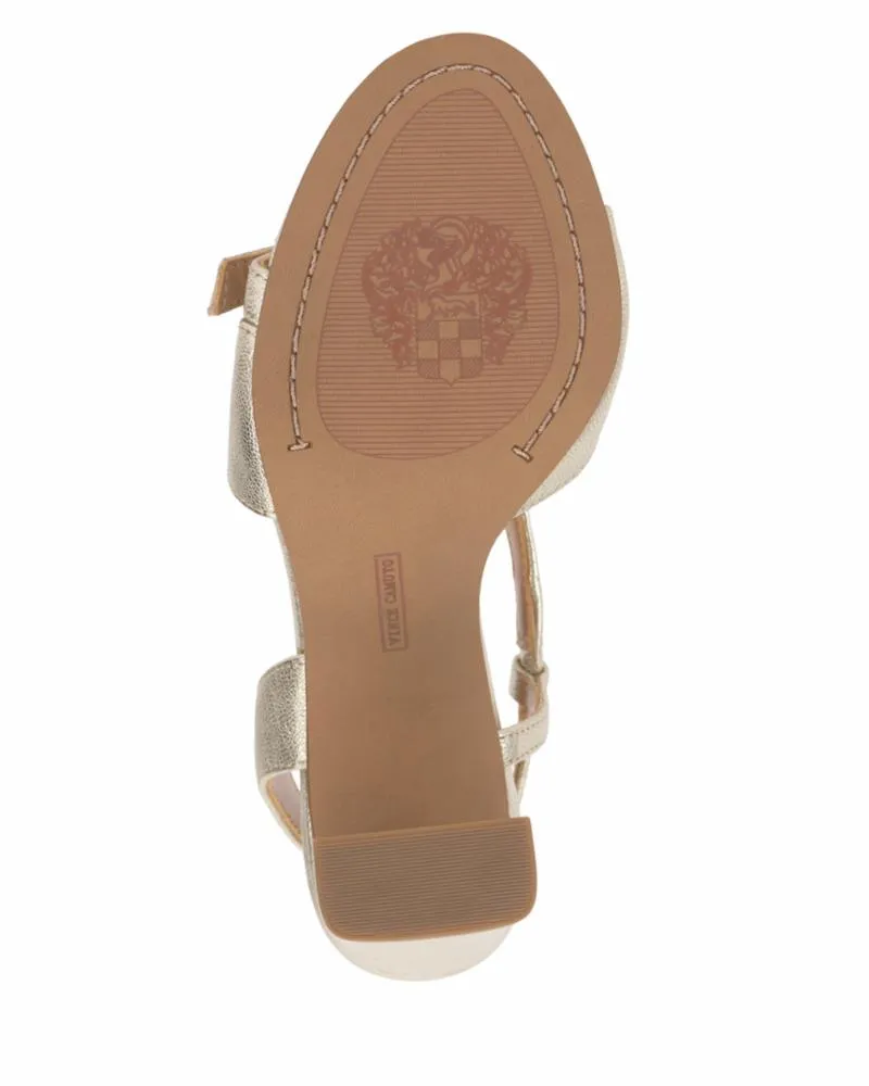 Vince Camuto Adesie Light Gold Soft Goat Metallic