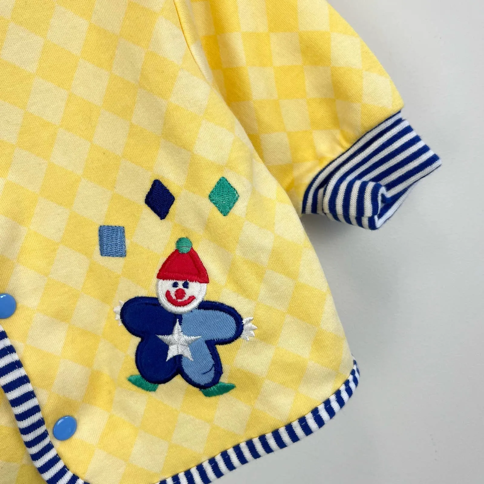 Vintage Gymboree Juggling Clowns Newborn Jacket Layette NWT