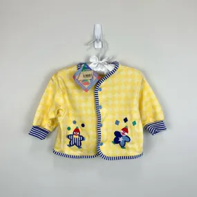 Vintage Gymboree Juggling Clowns Newborn Jacket Layette NWT