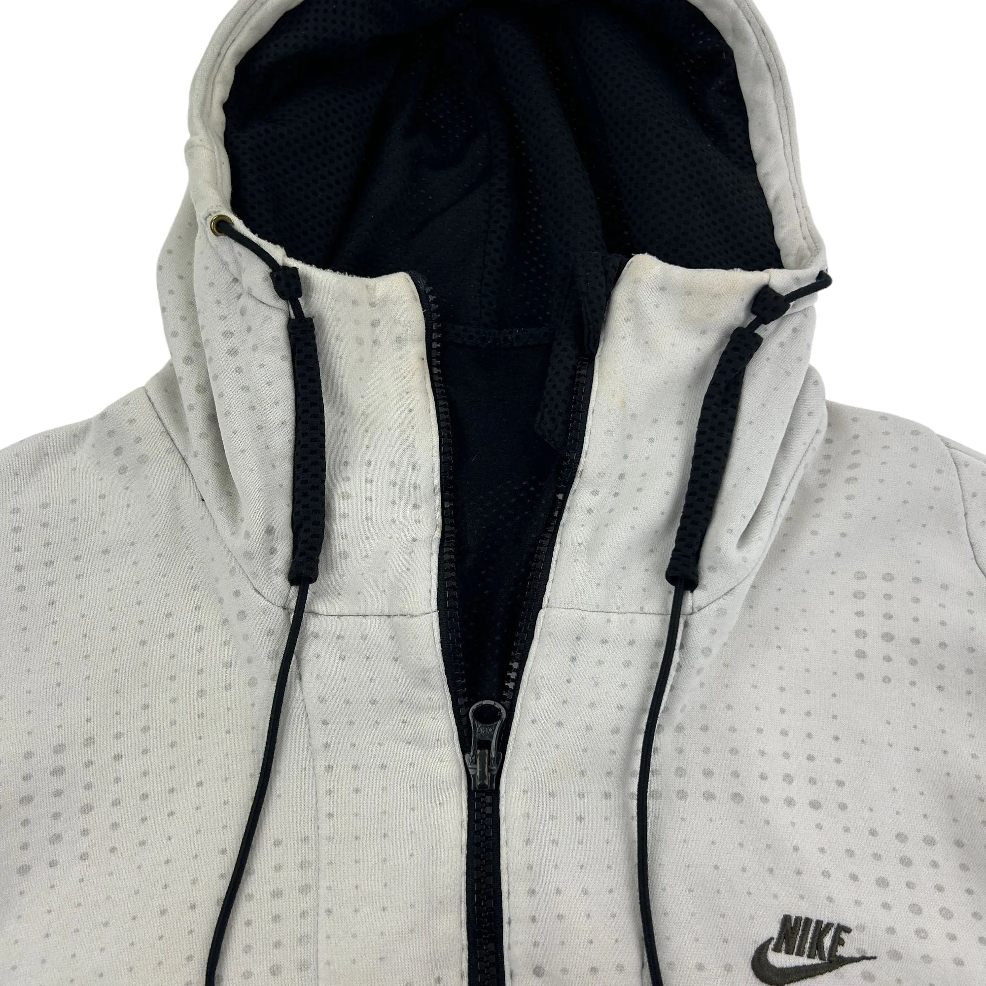 Vintage Nike Grey Q Zip Hoodie Size L | Second Wave Vintage