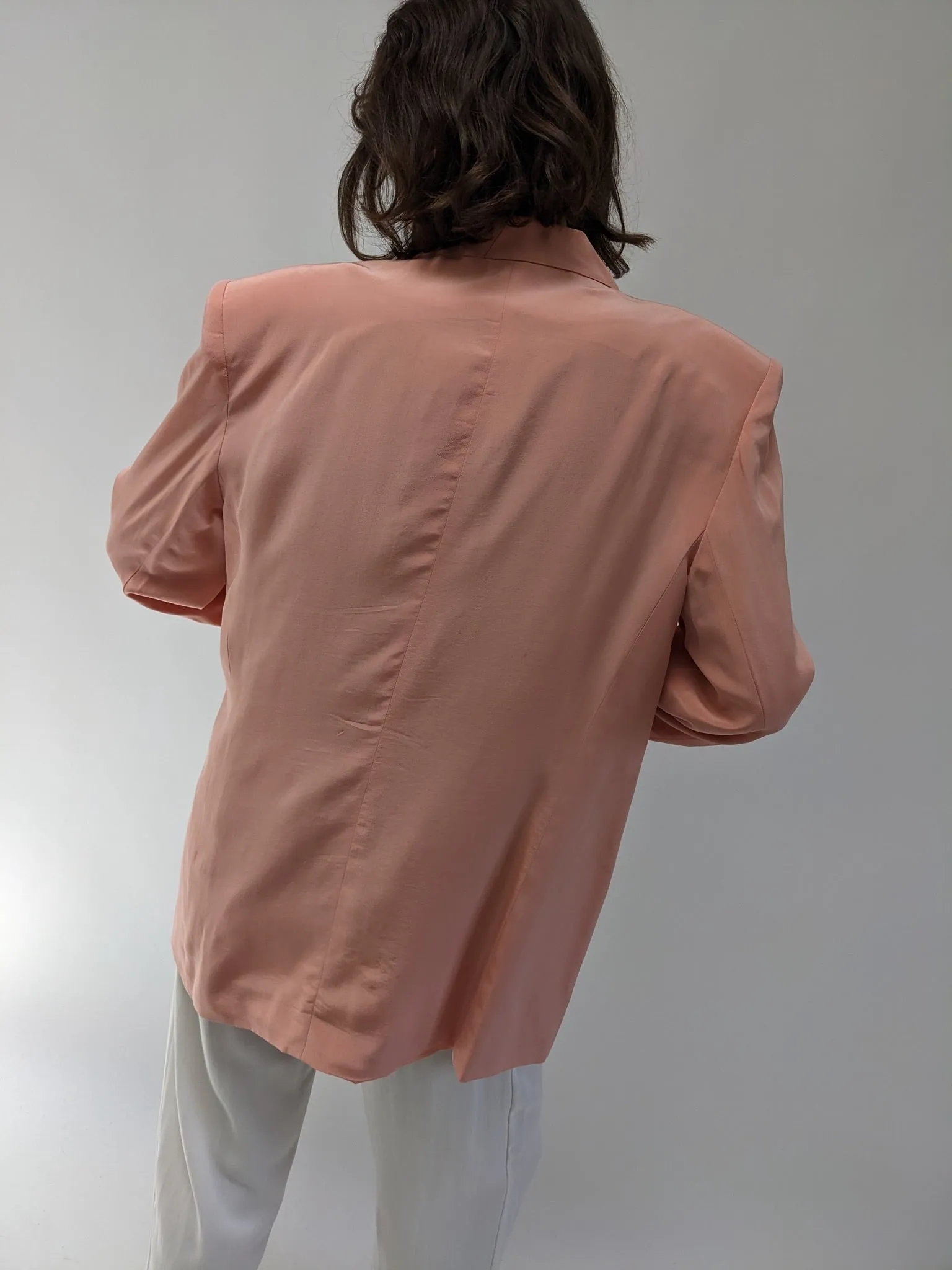 Retro Pink Silk Jacket