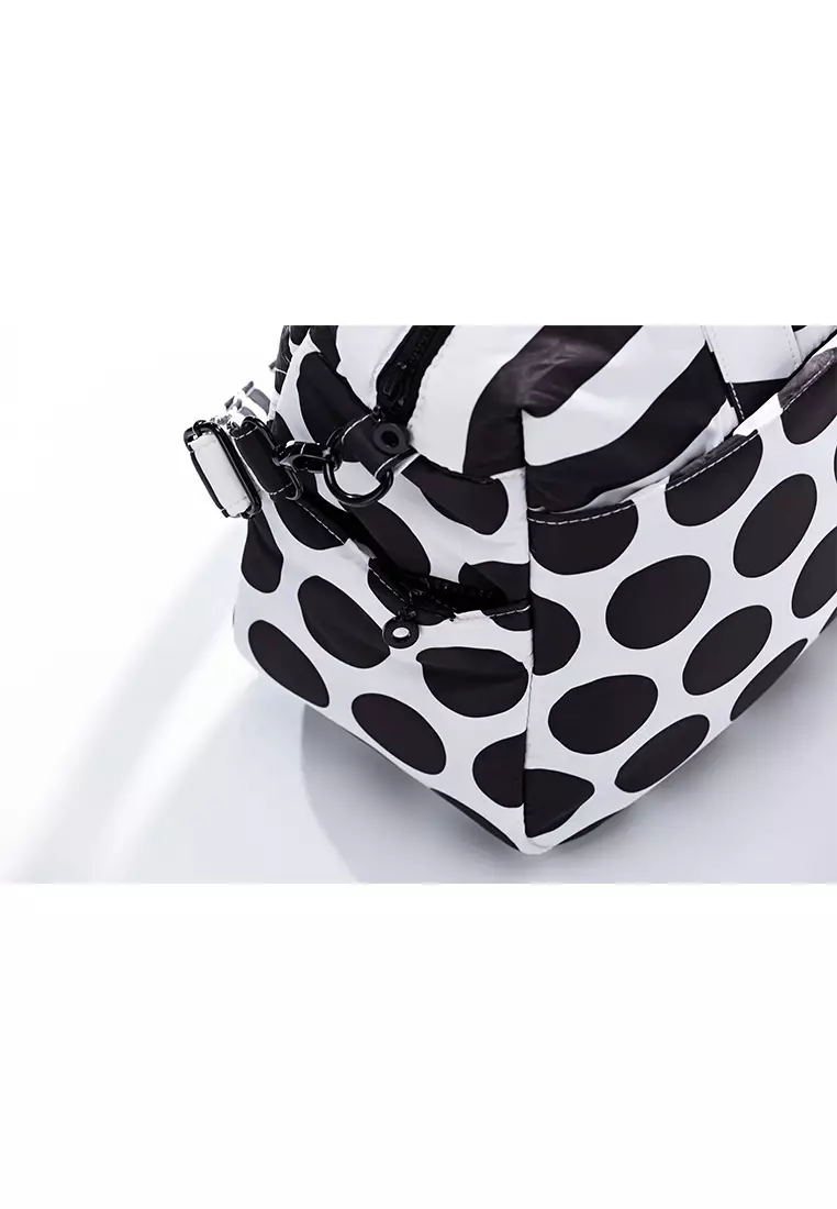 VOVAROVA VOVAROVA Boston Bag - Dotty - Black/ White