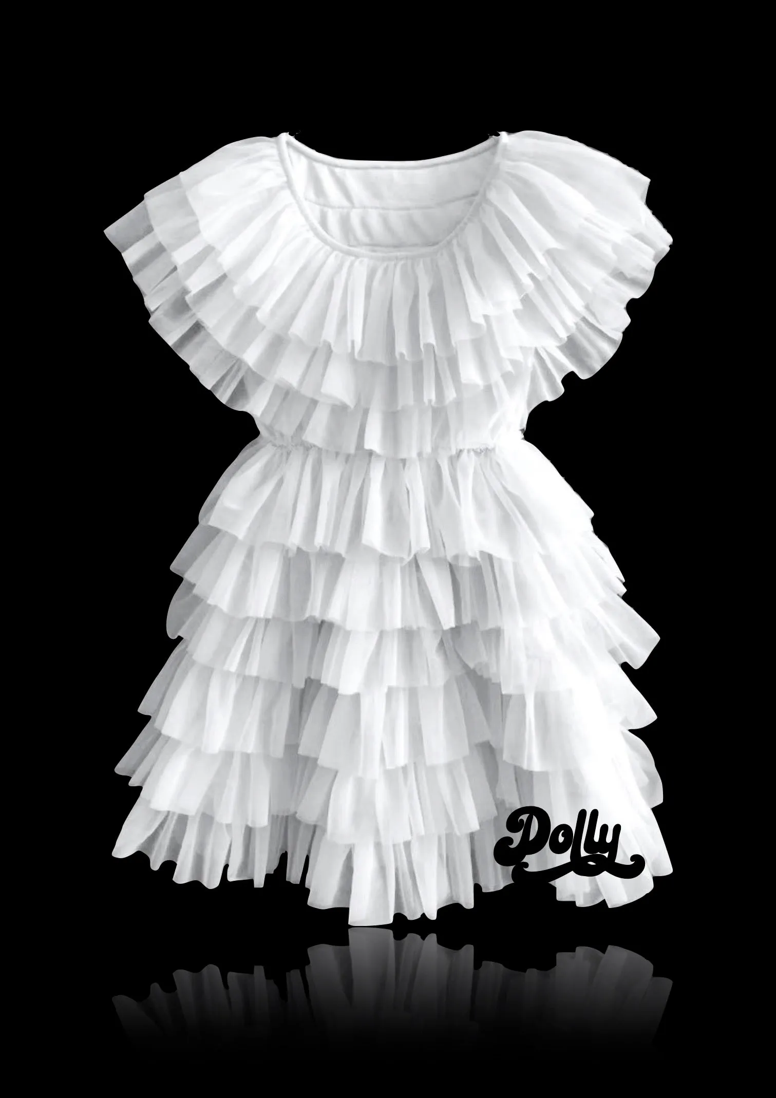 Whipped Cream White Cake Dress