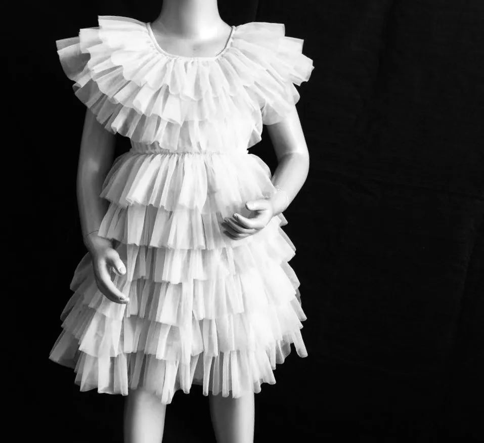 Whipped Cream White Cake Dress