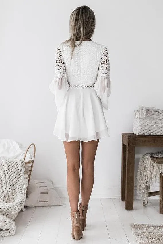 White Alyse Dress