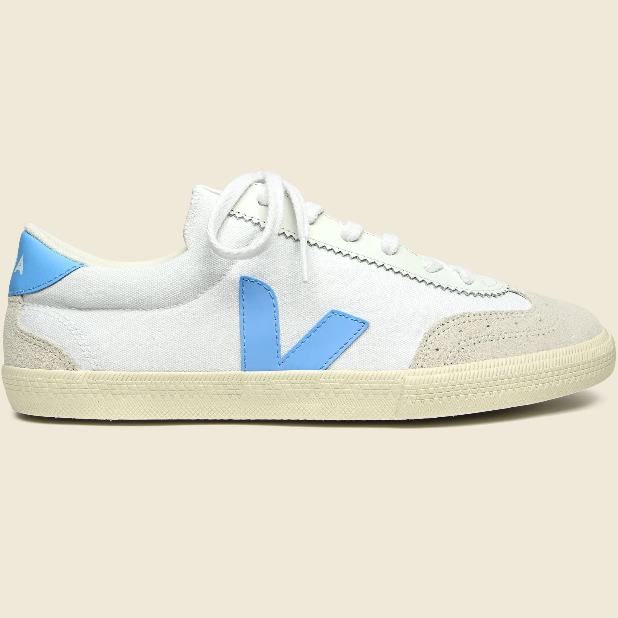 White Aqua Volley Canvas Sneaker