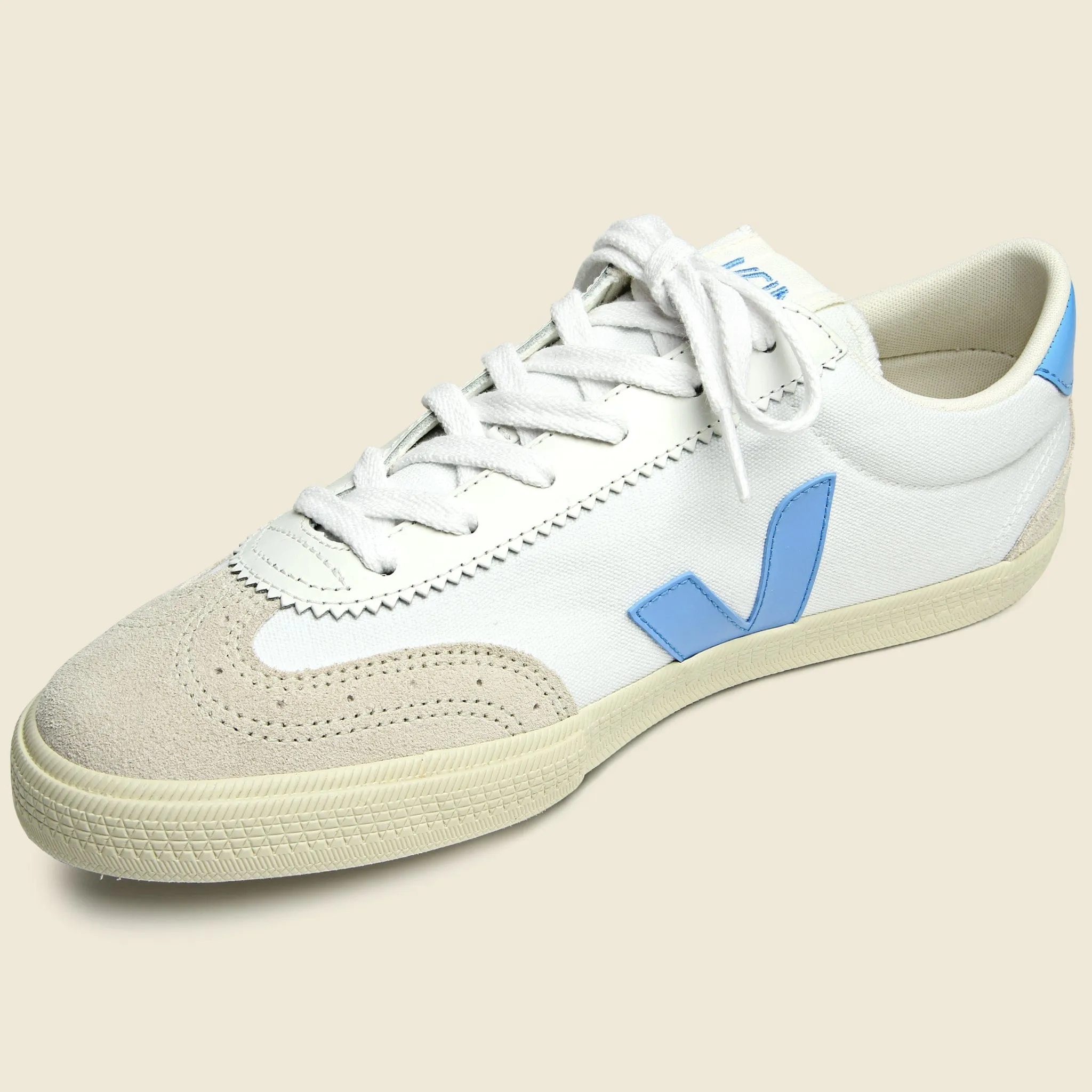 White Aqua Volley Canvas Sneaker