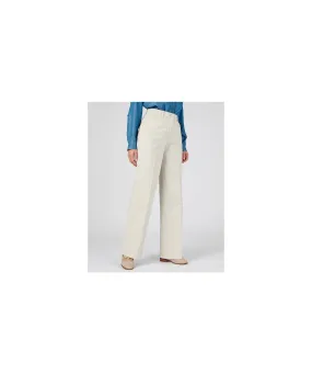 Wide-leg Cotton Stretch Pants Trousers