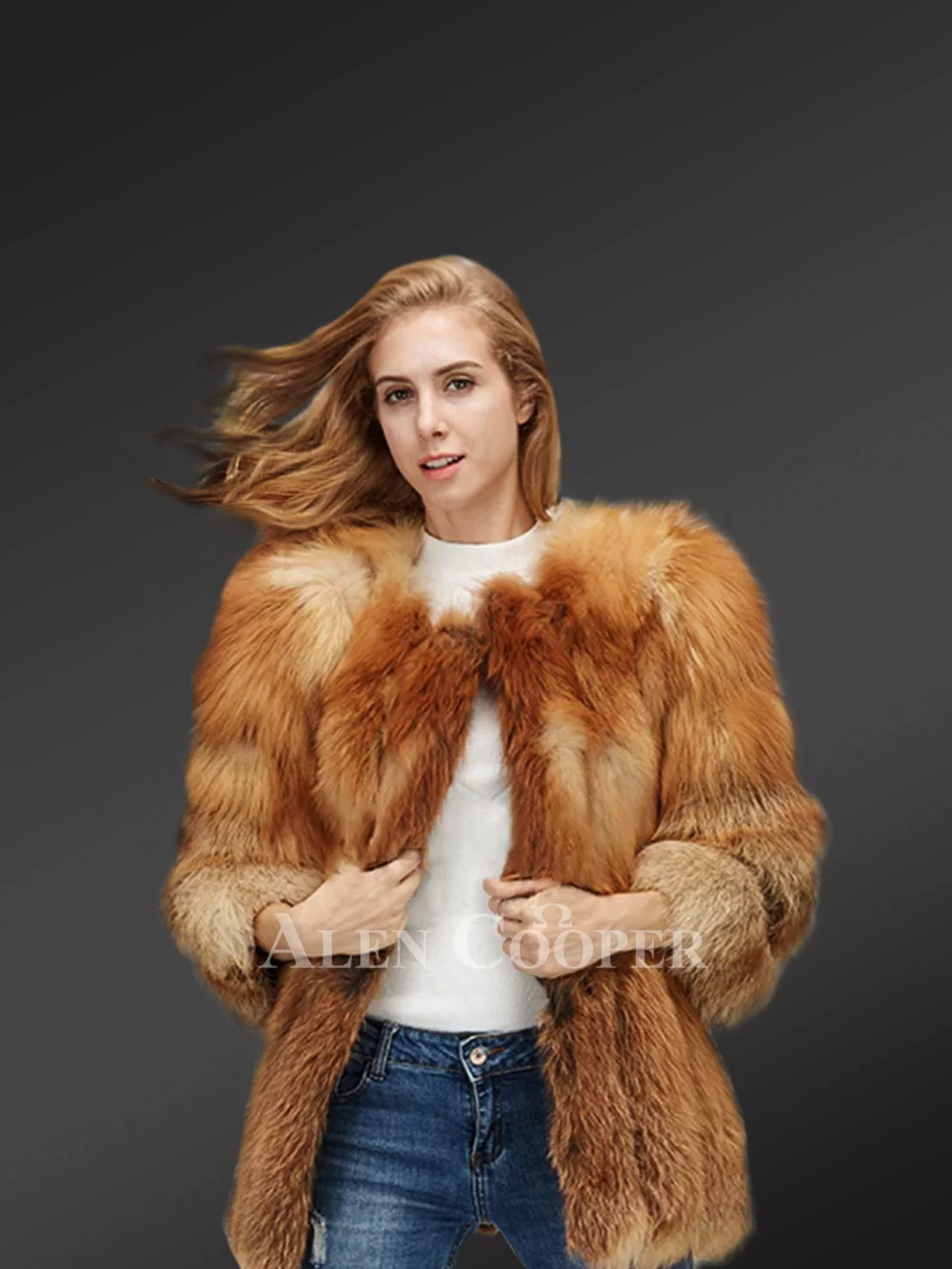 Winter Coat with Arctic Fox Fur