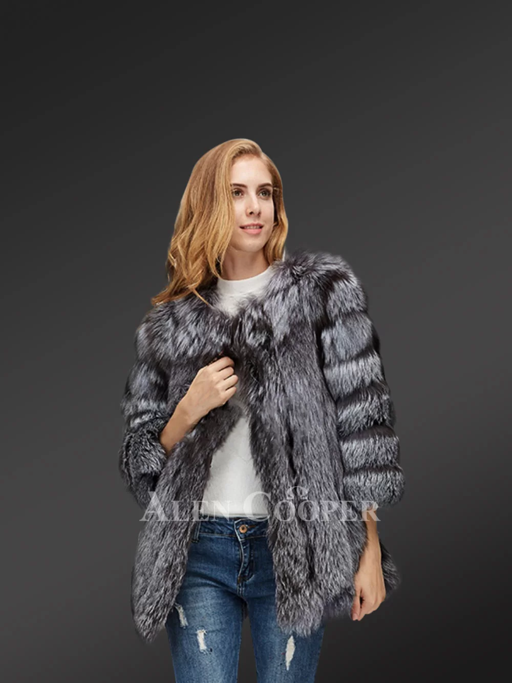 Winter Coat with Arctic Fox Fur