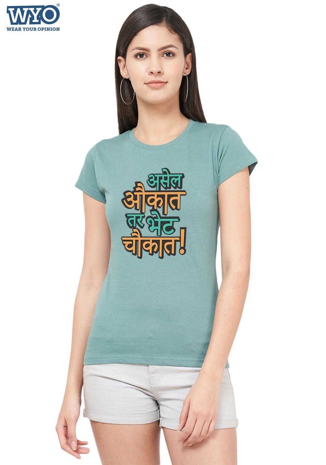 Women Tshirt Bhet Chowkat