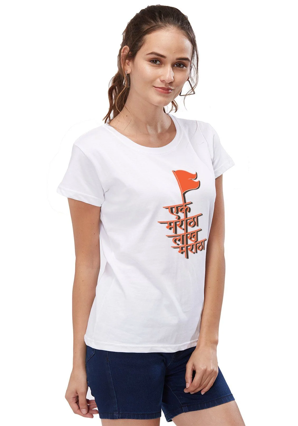 Women Tshirt Lakh Maratha