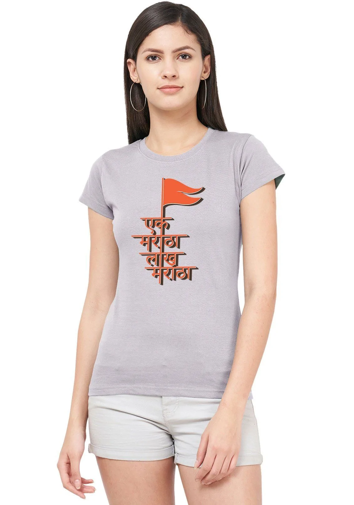 Women Tshirt Lakh Maratha