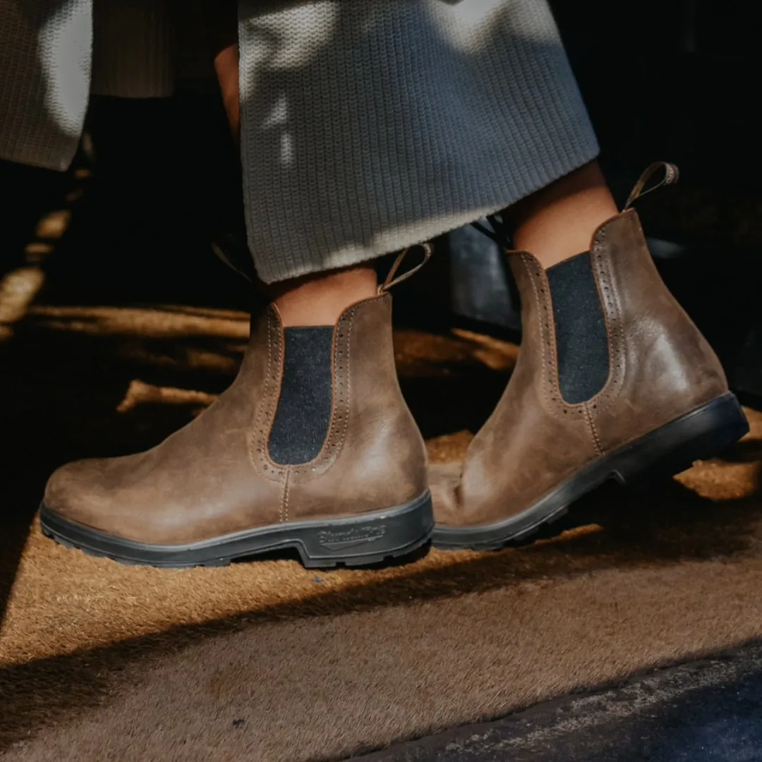 Women's Antique Brown High Top Boots