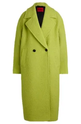 Wool Blend Double-breasted Coat