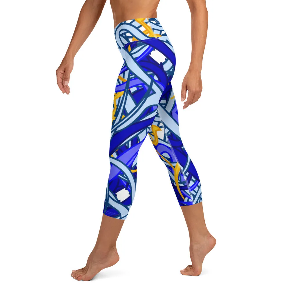 Circular Yoga Capri Leggings